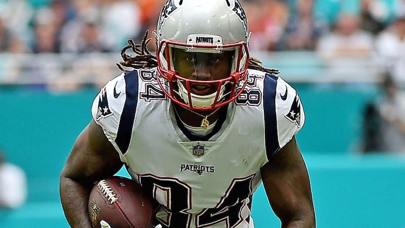 Patriots wide receiver Cordarrelle Patterson