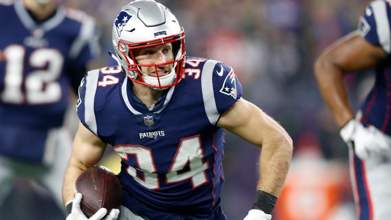New England Patriots running back Rex Burkhead