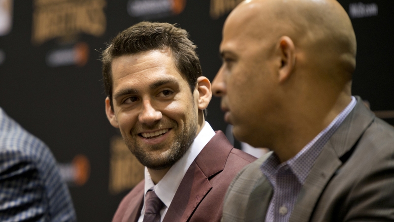 Boston Red Sox Pitcher Nathan Eovaldi And Manager Alex Cora