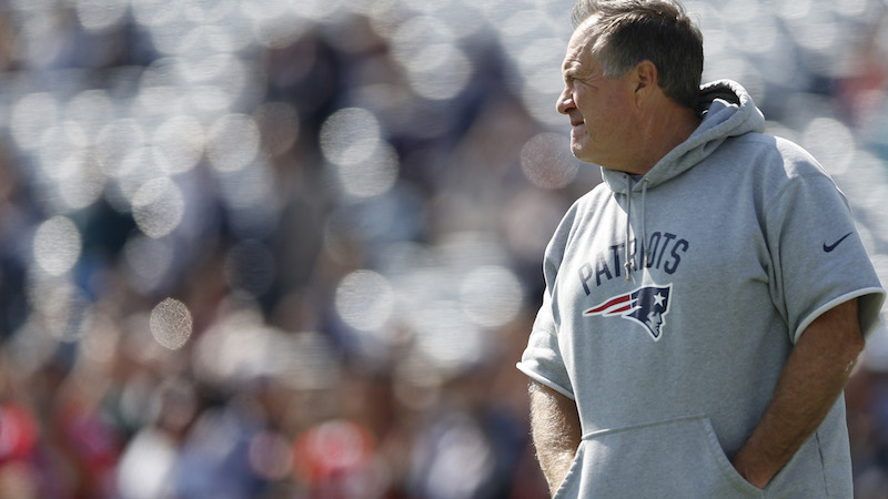 New England Patriots head coach Bill Belichick