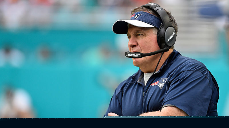 New England Patriots head coach Bill Belichick
