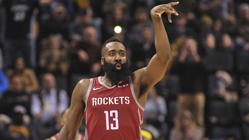 Houston Rockets guard James Harden
