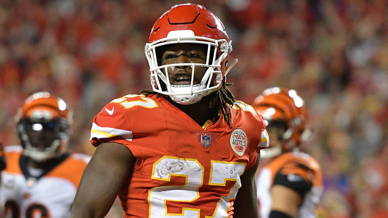 NFL running back Kareem Hunt