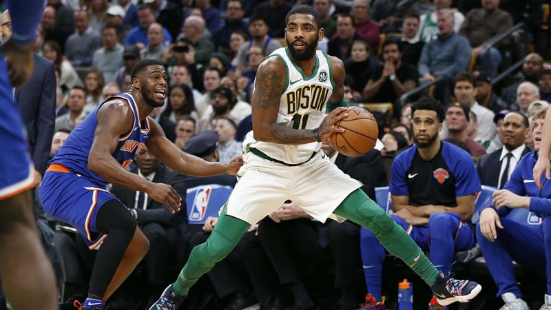 Boston Celtics point guard Kyrie Irving