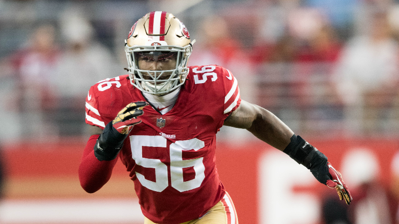 Former San Francisco 49ers linebacker Reuben Foster