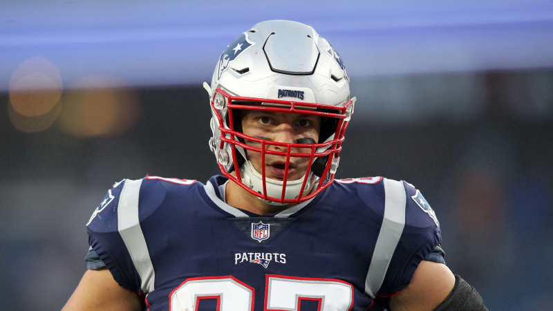 New England Patriots tight end Rob Gronkowski
