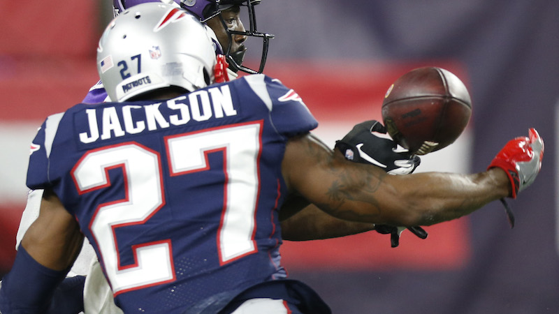 Patriots cornerback JC Jackson