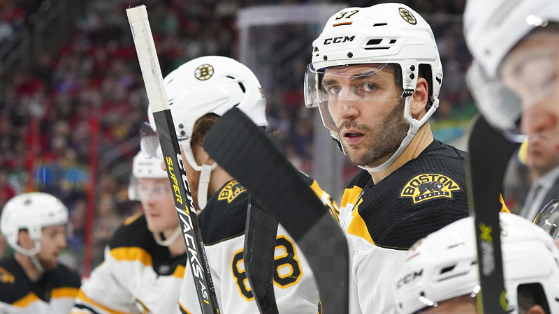 Boston Bruins center Patrice Bergeron
