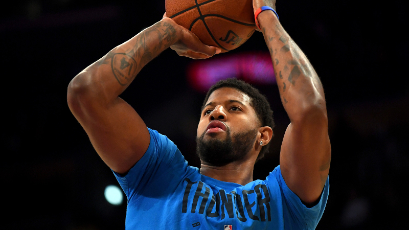 Oklahoma City Thunder forward Paul George