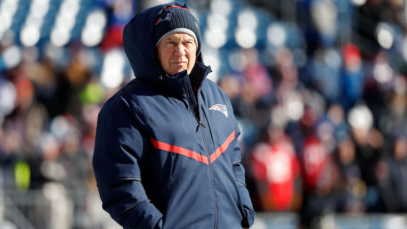 Patriots head coach Bill Belichick