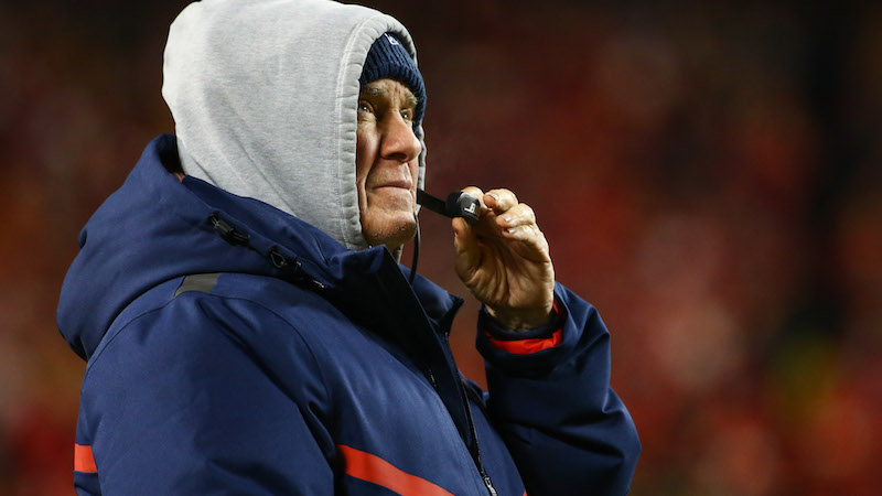 Patriots head coach Bill Belichick