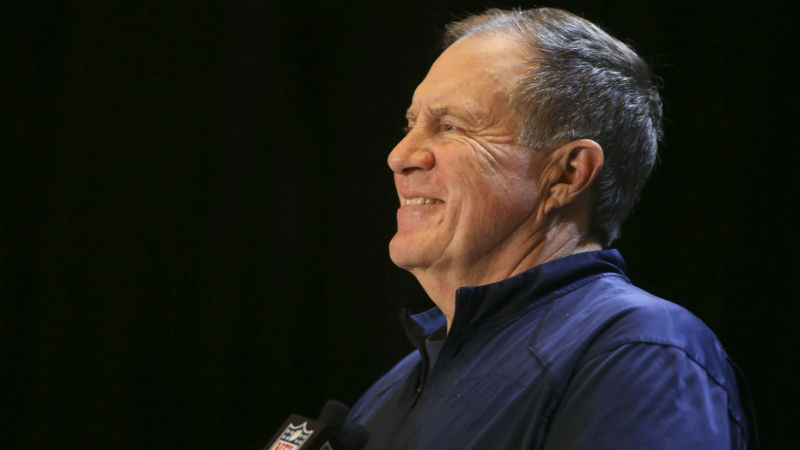 New England Patriots head coach Bill Belichick