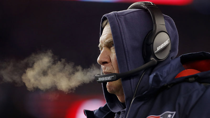 New England Patriots coach Bill Belichick