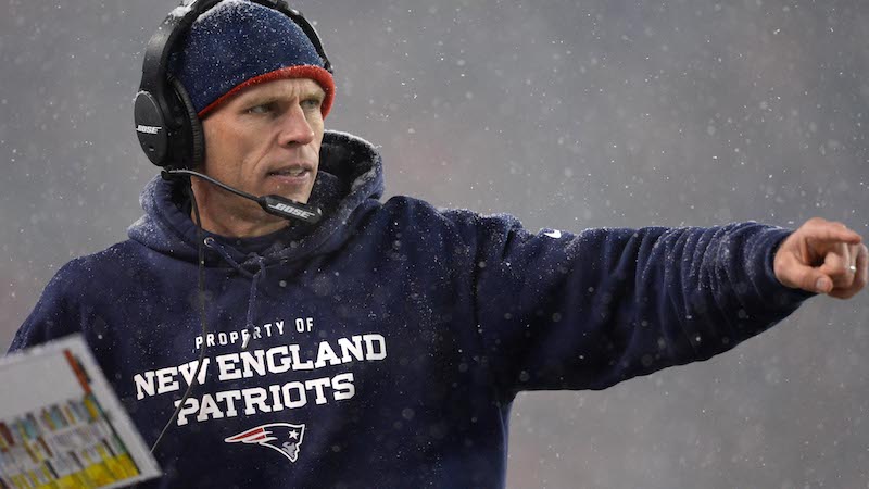 Patriots defensive line coach Brendan Daly