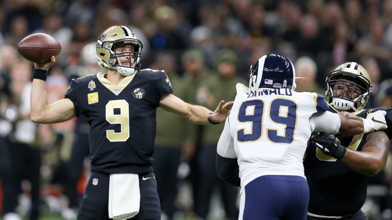 Drew Brees, Aaron Donald