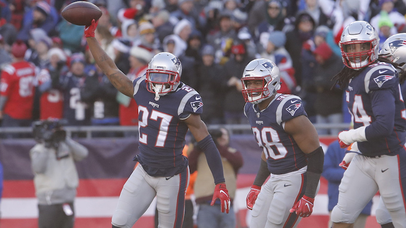 Patriots cornerback JC Jackson