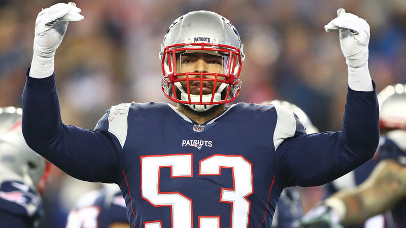 New England Patriots linebacker Kyle Van Noy