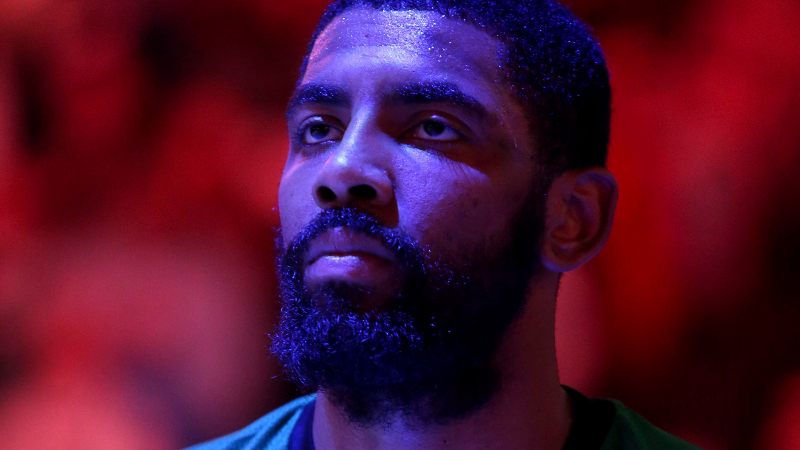 Boston Celtics point guard Kyrie Irving