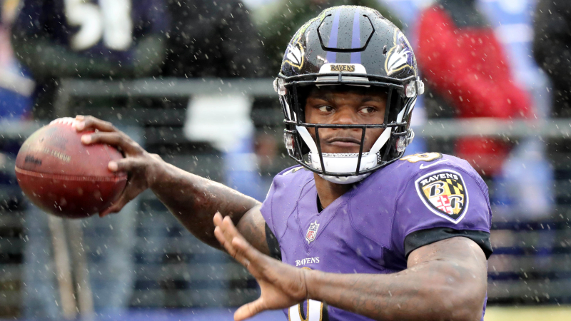 Baltimore Ravens quarterback Lamar Jackson