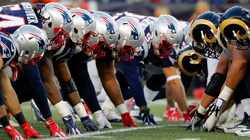 New England Patriots Los Angeles Rams