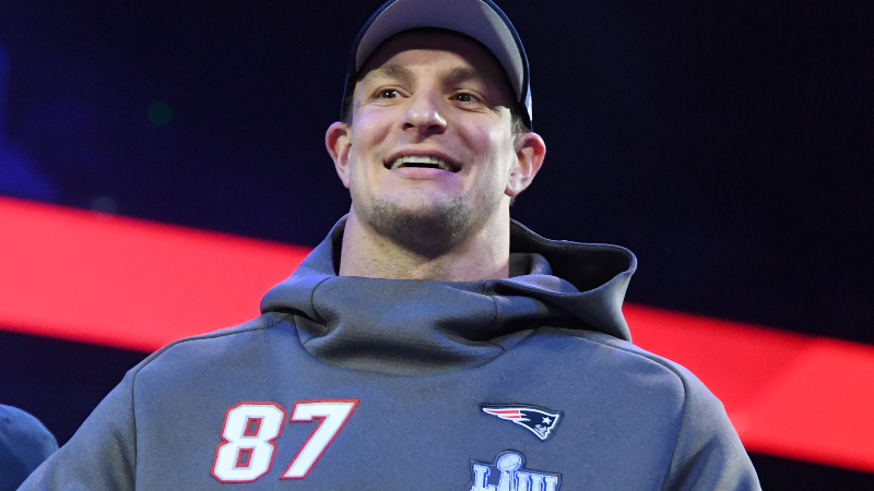 New England Patriots tight end Rob Gronkowski
