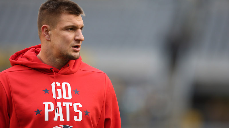 Patriots tight end Rob Gronkowski