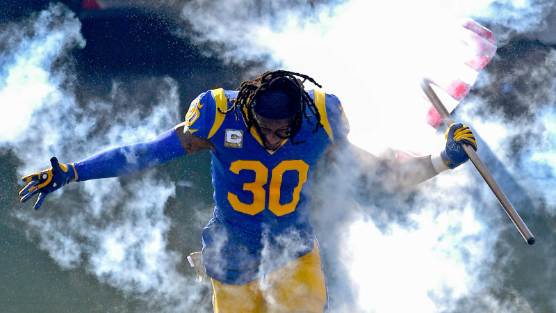Los Angeles Rams running back Todd Gurley