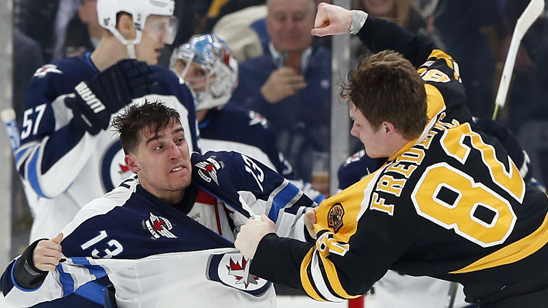Boston Bruins center Trent Frederic