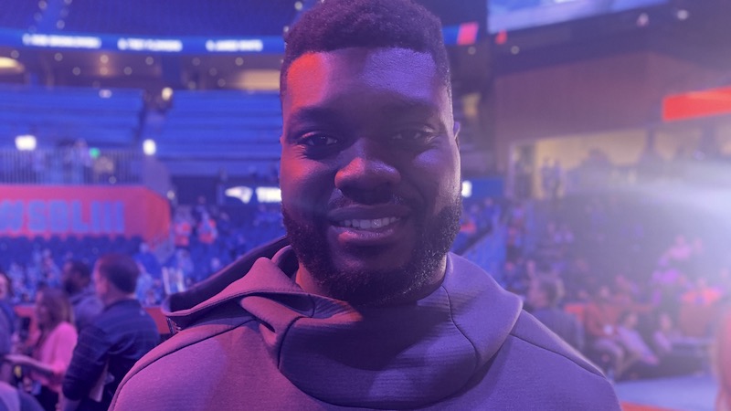 Patriots defensive end Ufomba Kamalu