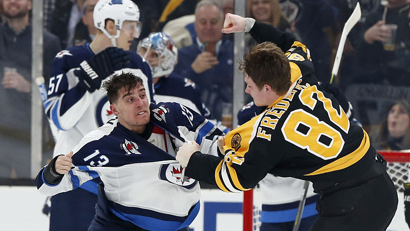 Bruins forward Trent Frederic