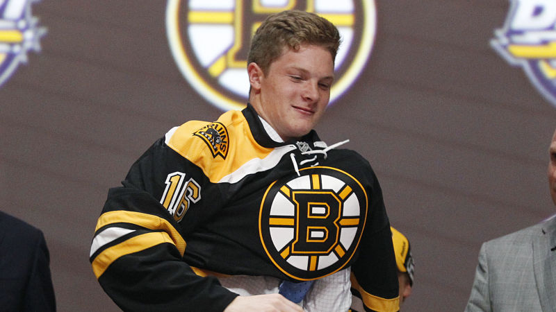 Boston Bruins' Trent Frederic