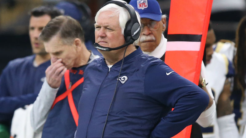 Los Angeles Rams defensive coordinator Wade Phillips