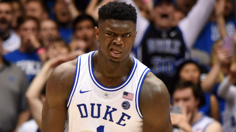 Duke forward Zion Williamson