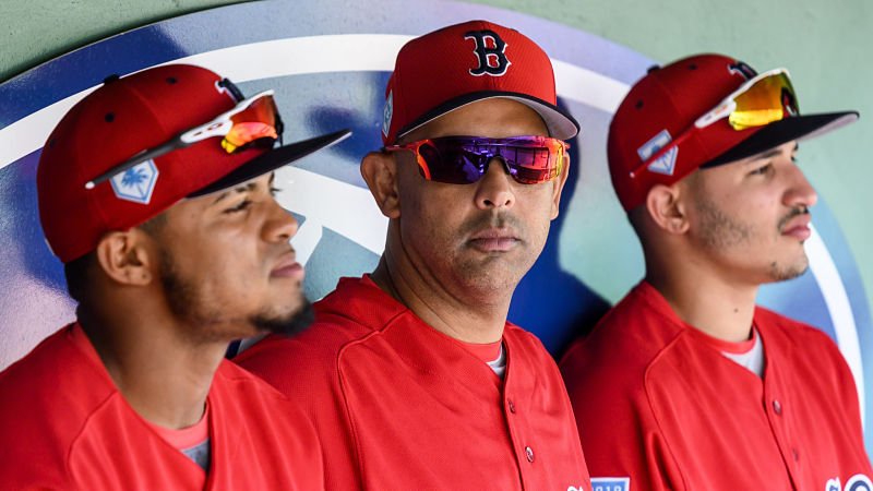 Boston Red Sox manager Alex Cora