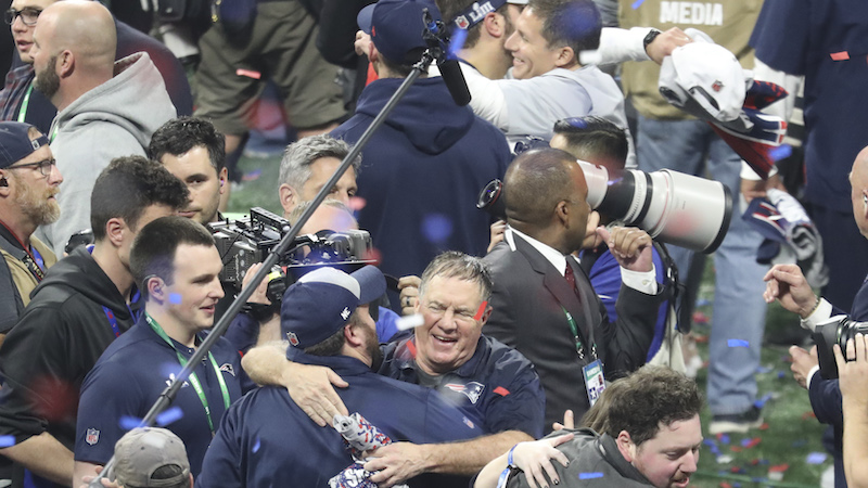 Patriots head coach Bill Belichick