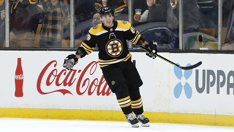 Boston Bruins forward Brad Marchand