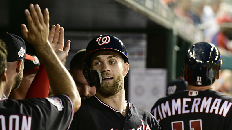 Washington Nationals outfielder Bryce Harper