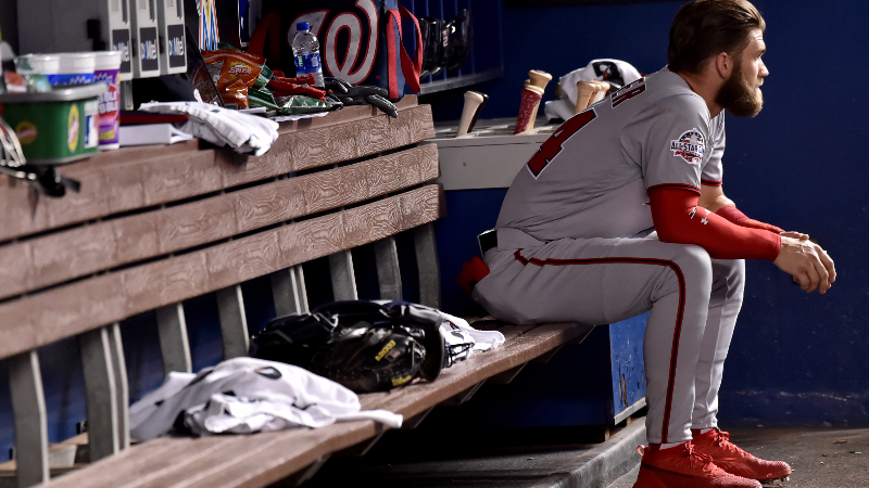 MLB outfielder Bryce Harper