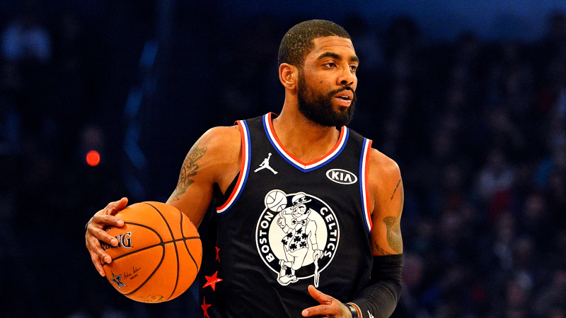 Boston Celtics point guard Kyrie Irving