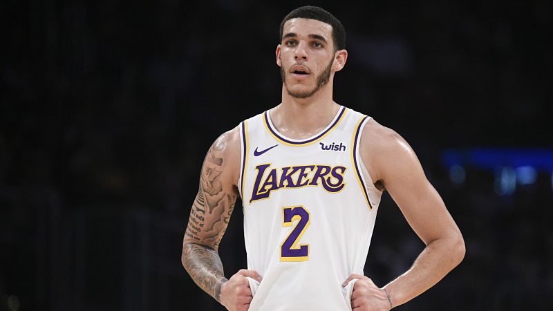 Los Angeles Lakers guard Lonzo Ball
