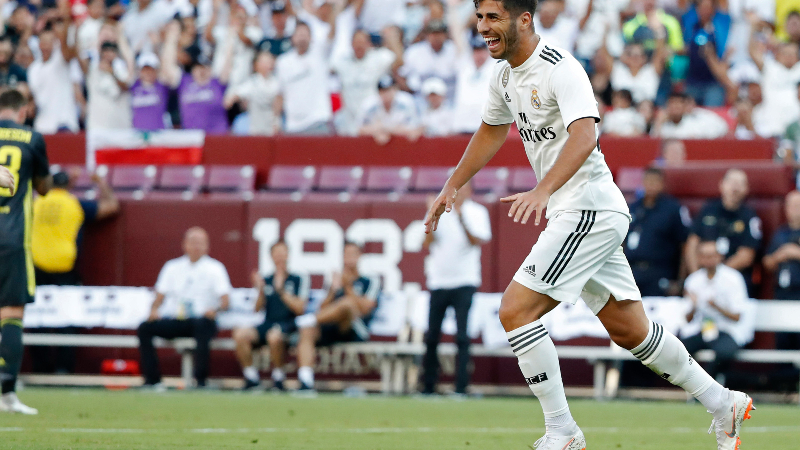 Real Madrid midfielder Marco Asensio