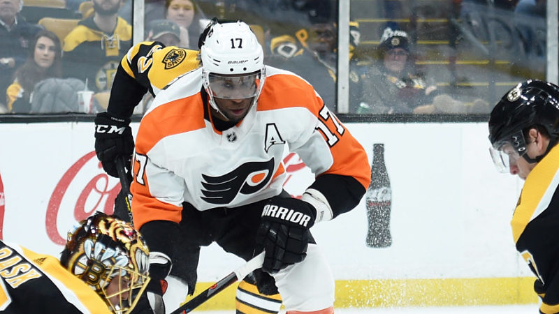 Philadelphia Flyers winger Wayne Simmonds