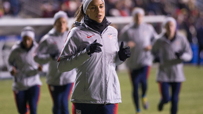 United States soccer team forward Alex Morgan