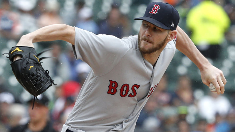 Boston Red Sox pitcher Chris Sale