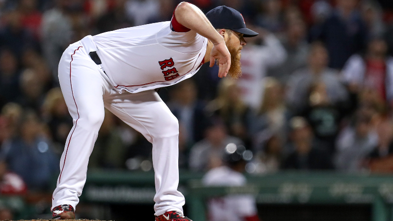 Boston Red Sox relief pitcher Craig Kimbrel