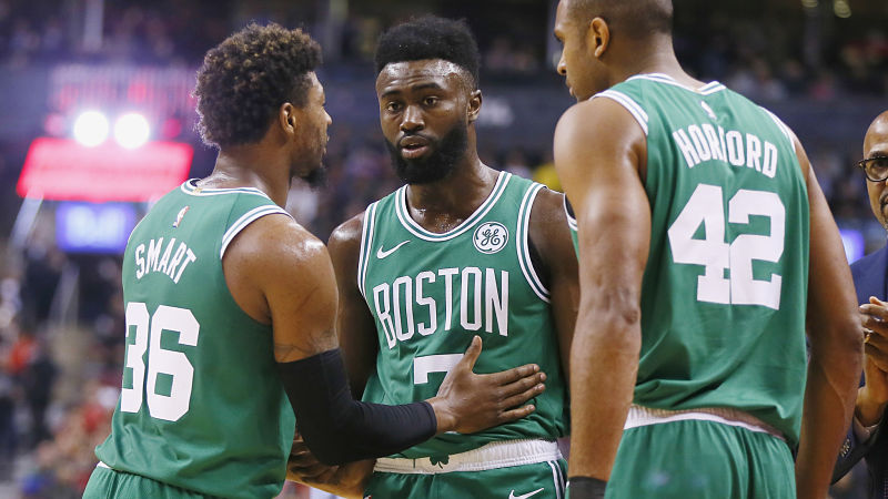 Boston Celtics guard Jaylen Brown