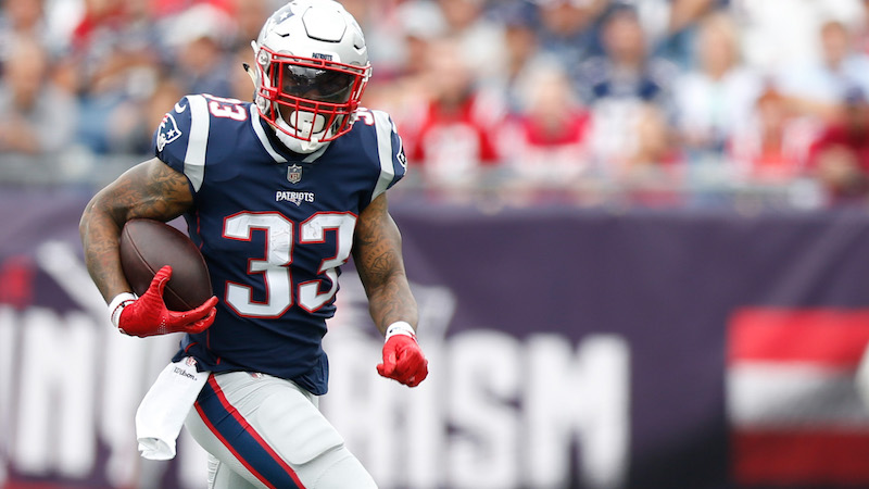 Patriots running back Jeremy Hill