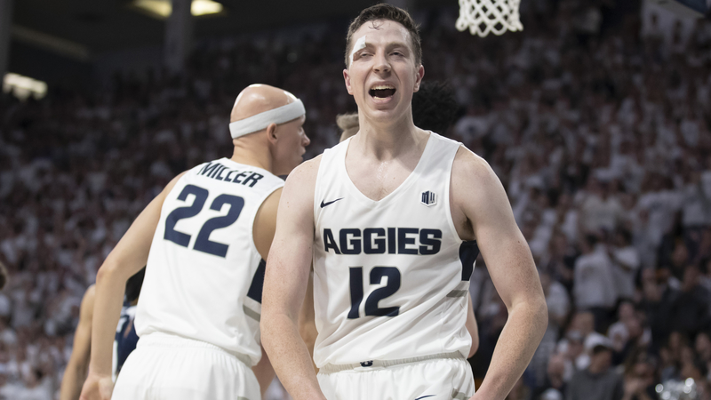 Utah State's Justin Bean