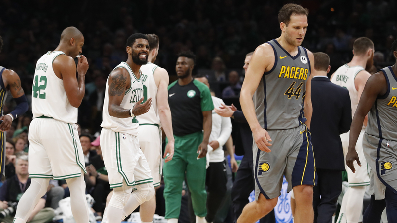 Celtics guard Kyrie Irving