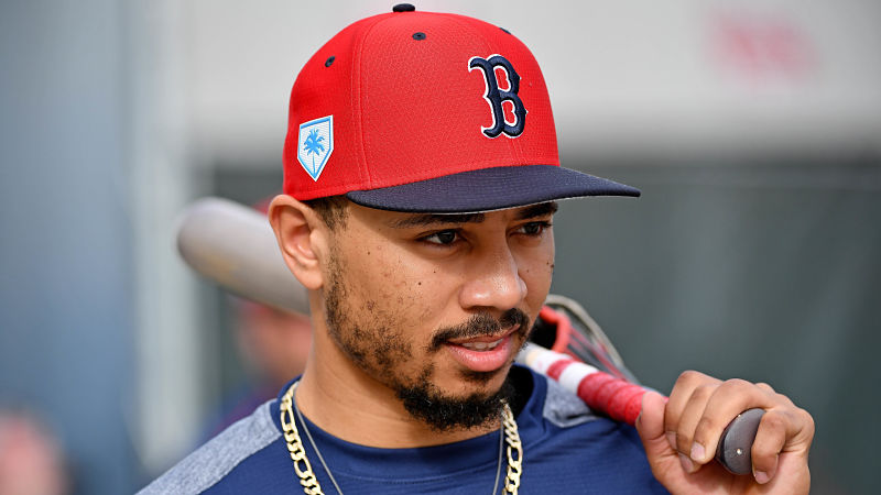 Boston Red Sox outfielder Mookie Betts